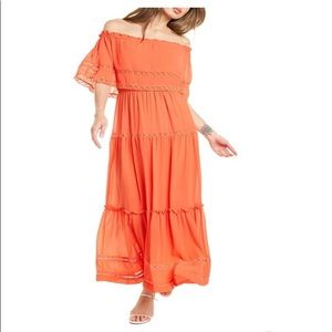 Taylor off the shoulder maxi dress